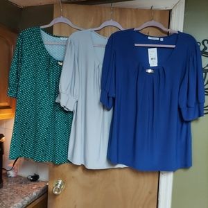 Short sleeve blouses